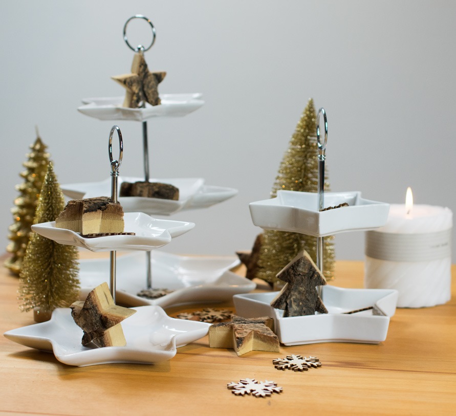 Sternetagere tief Weiß