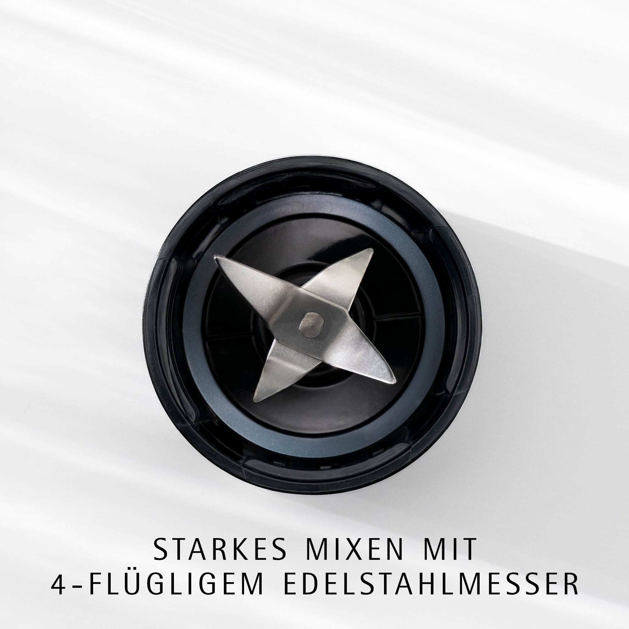 KÜCHENminis Smoothie-to-go, Deep Black - Perfect Cut Technologie