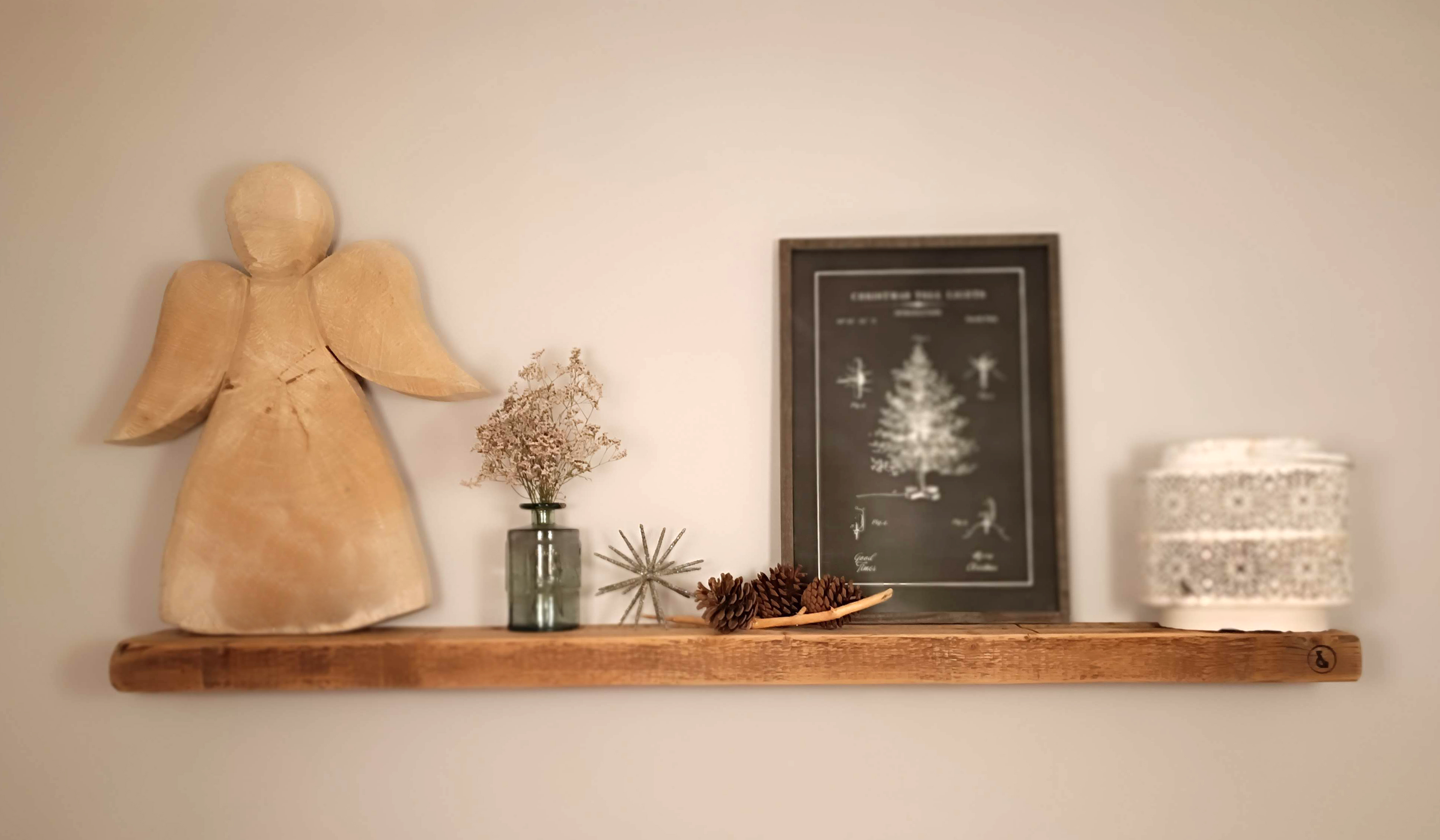 Holzengel aus Pappel naturbelassen - handgefertigte Dekoration Unikat für Weihnachten Höhe 46 cm Holzengel aus Pappel naturbelassen - handgefertigte Dekoration Unikat für Weihnachten Höhe 46 cm