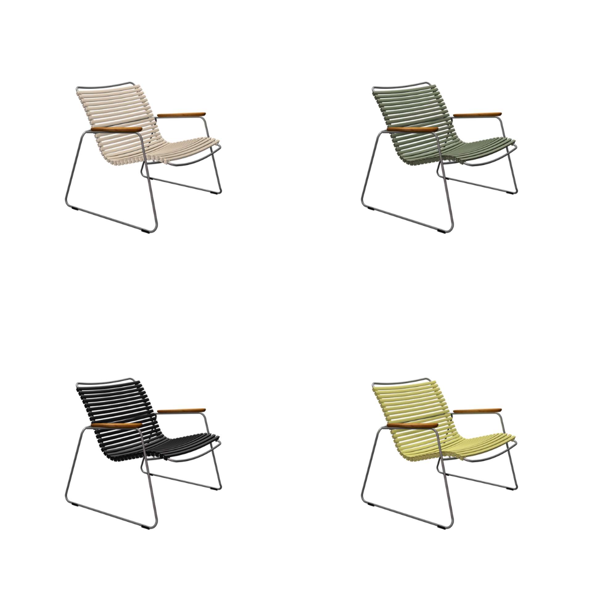 CLICK Lounge-Sessel Outdoor CLICK Lounge-Sessel Outdoor Taubenblau