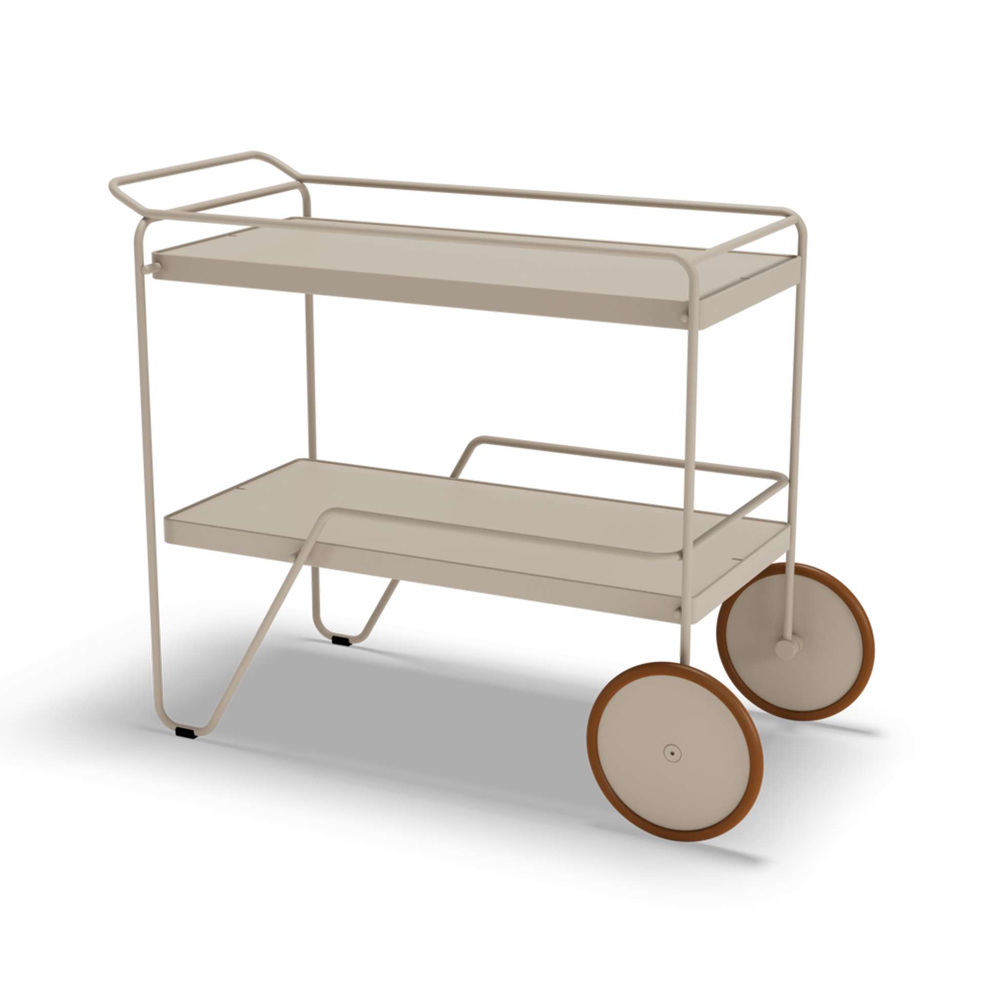 Click Servierwagen rollbar Outdoor Beige