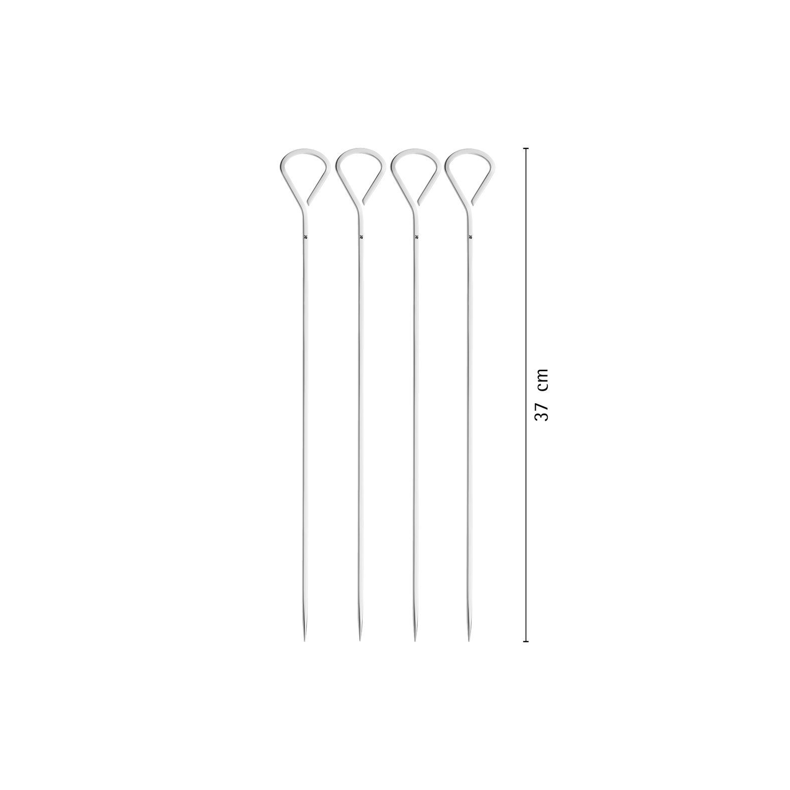 BBQ Grillspieße-Set aus Cromargan® – 4-teilig, rechteckiger Querschnitt, rostfrei BBQ Grillspieße-Set aus Cromargan® – 4-teilig, rechteckiger Querschnitt, rostfrei