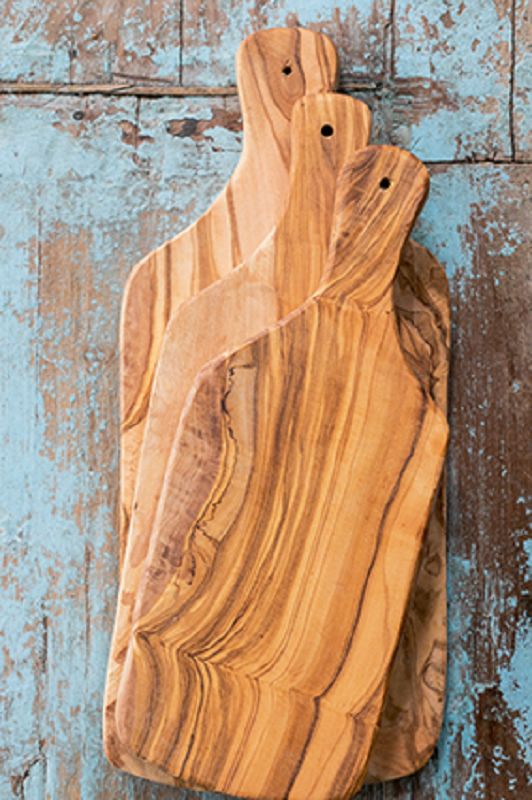 Olivenholz Brett mit Griff Olivenholz Brett mit Griff