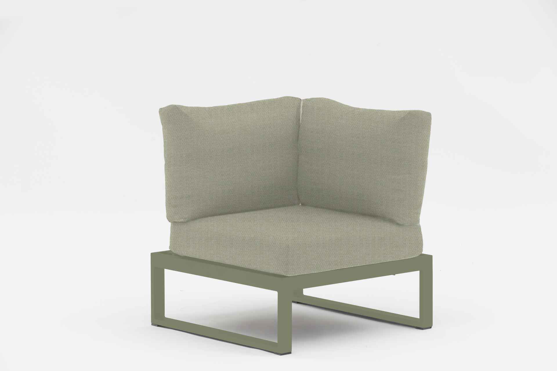 Nest Eckelement für Outdoor Sofa Nest Eckelement für Outdoor Sofa Grün