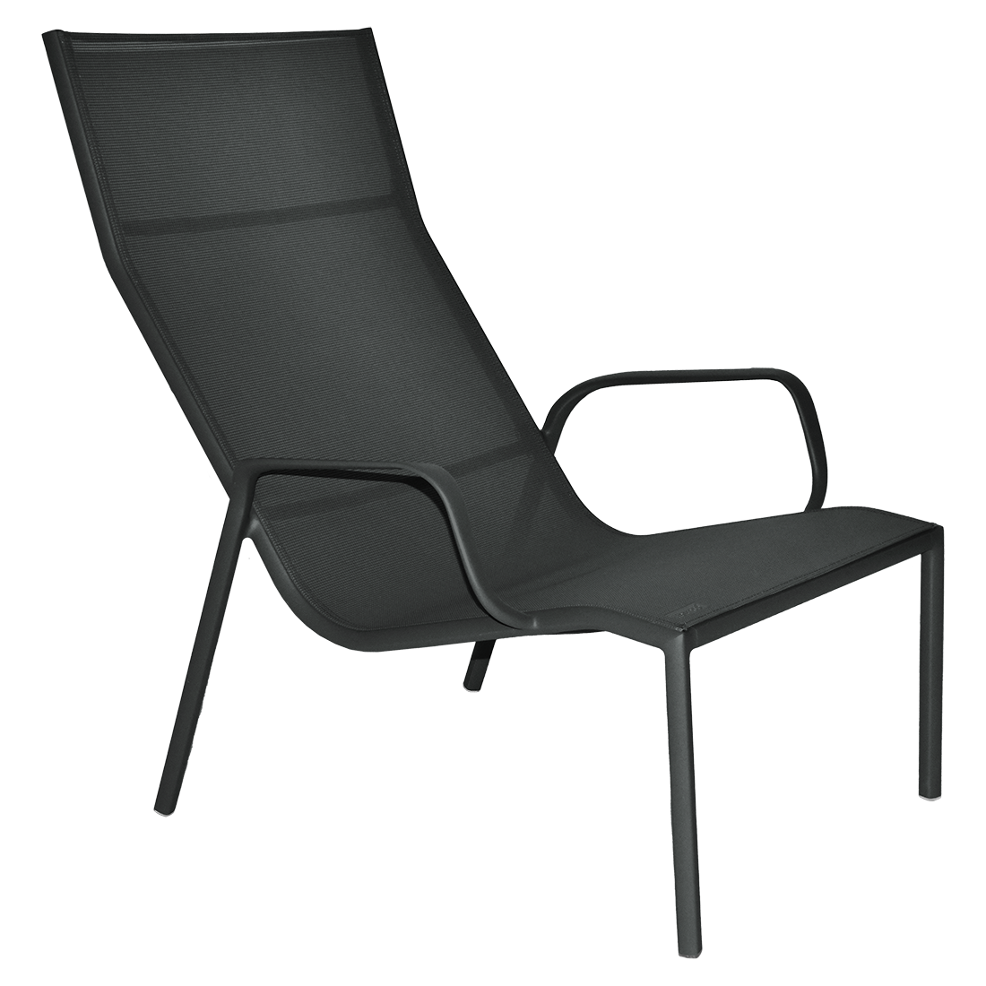 Cadiz Lounge-Sessel – Bequemer Outdoor-Sessel mit Armlehnen und hoher Rückenlehne 47 Antharzit