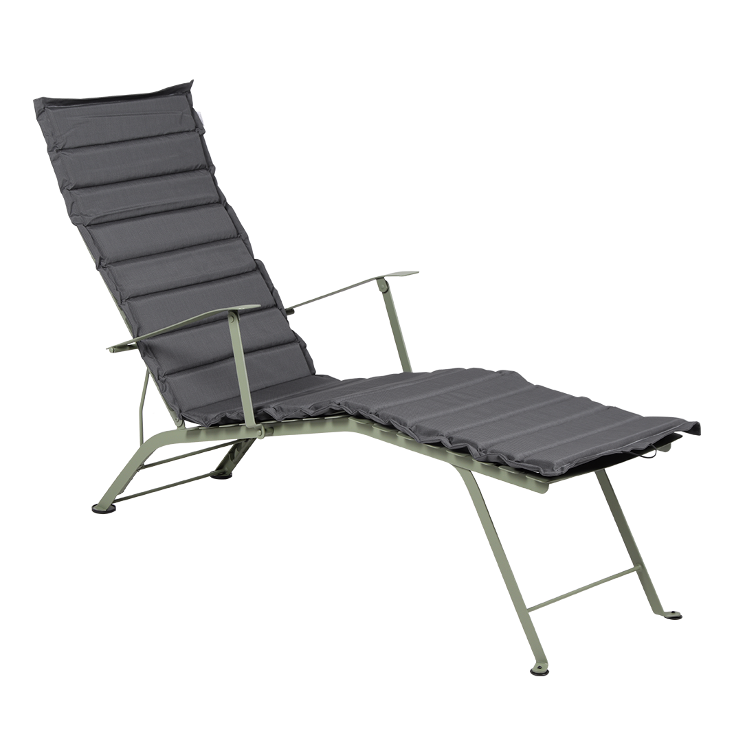 Outdoor Kissen für den Bistro Liegestuhl Beige 171 x 44 cm