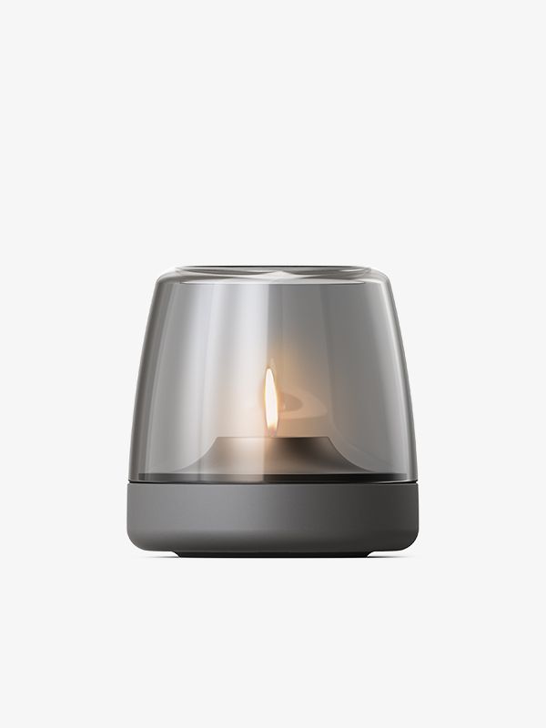 Glow 10 Smoked grey Windlicht Glow 10