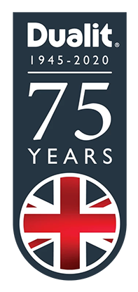 Dualit 75-Jahr-Logo 75 Jahre Logo Dualit