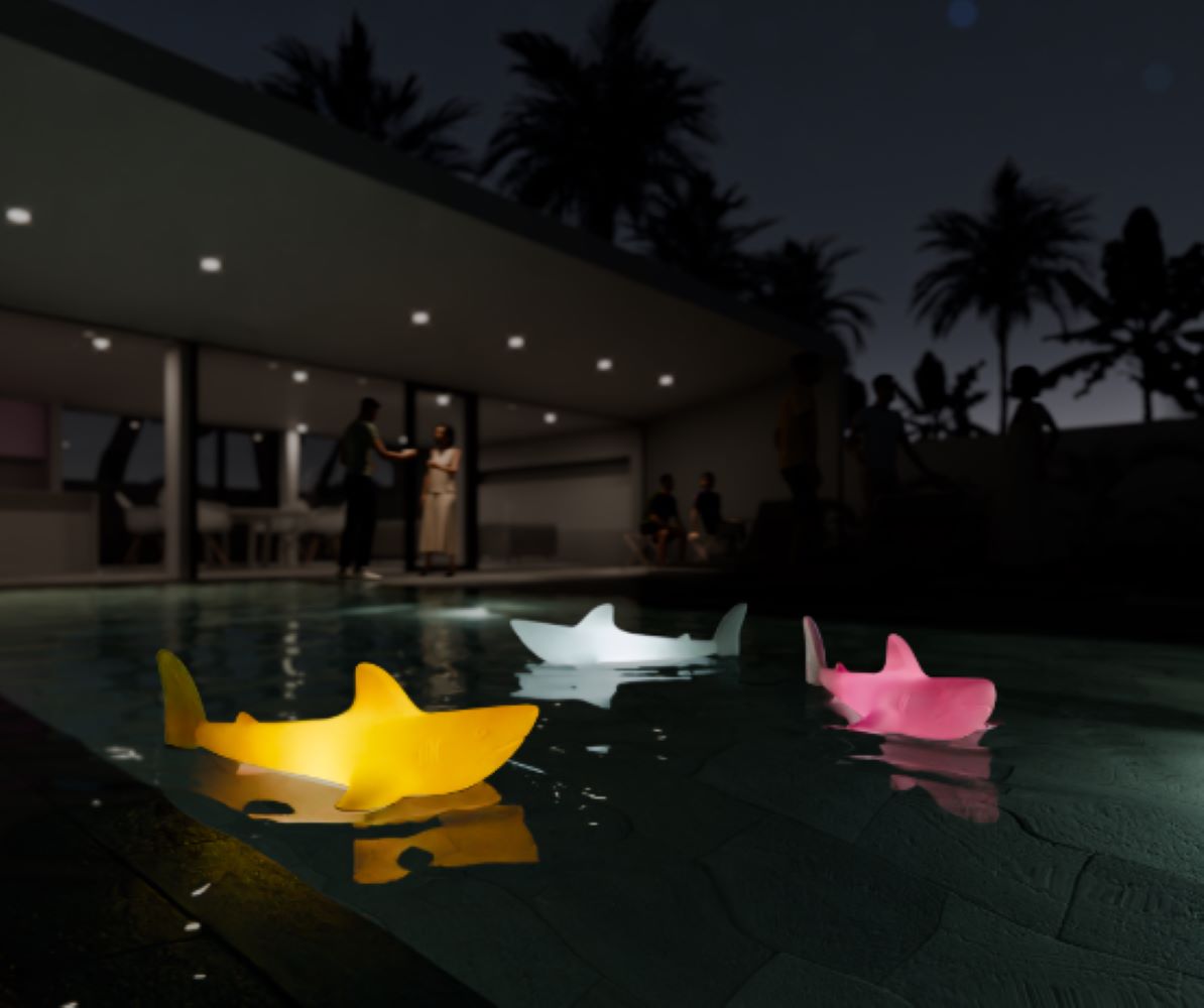 BOBB - schwimmende Hai Lampe