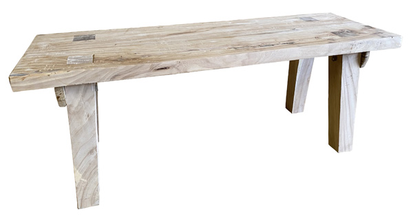 Rustikale Holzbank Rustikale Holzbank