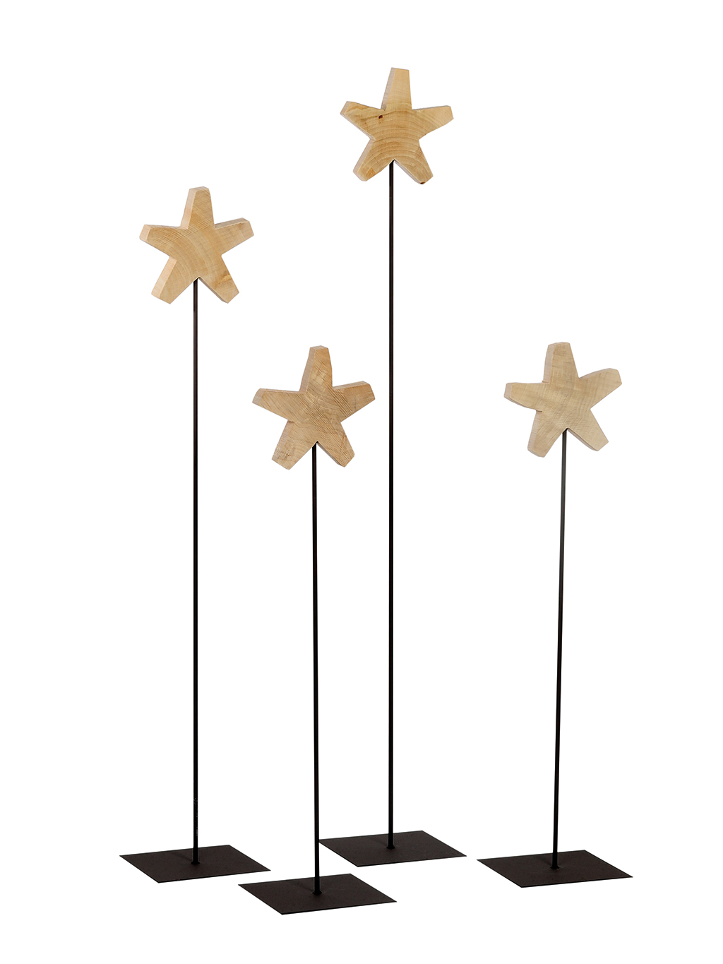 Stehender Holzstern 20x20cm Stehender Holzstern 20x20cm