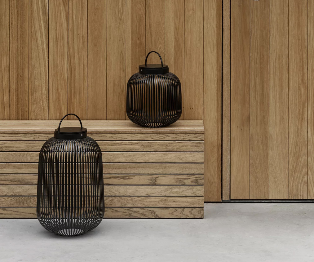 Blomus Lito LED Leuchte Zwei Varianten der Blomus Lito LED Leuchte in schwarz