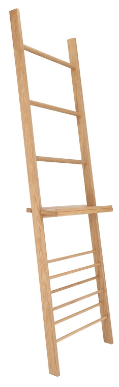 HOP MULTI Handtuchleiter & Kleiderleiter aus Eiche - für Bad & Schlafzimmer HOP MULTI Handtuchleiter & Kleiderleiter aus Eiche - für Bad & Schlafzimmer