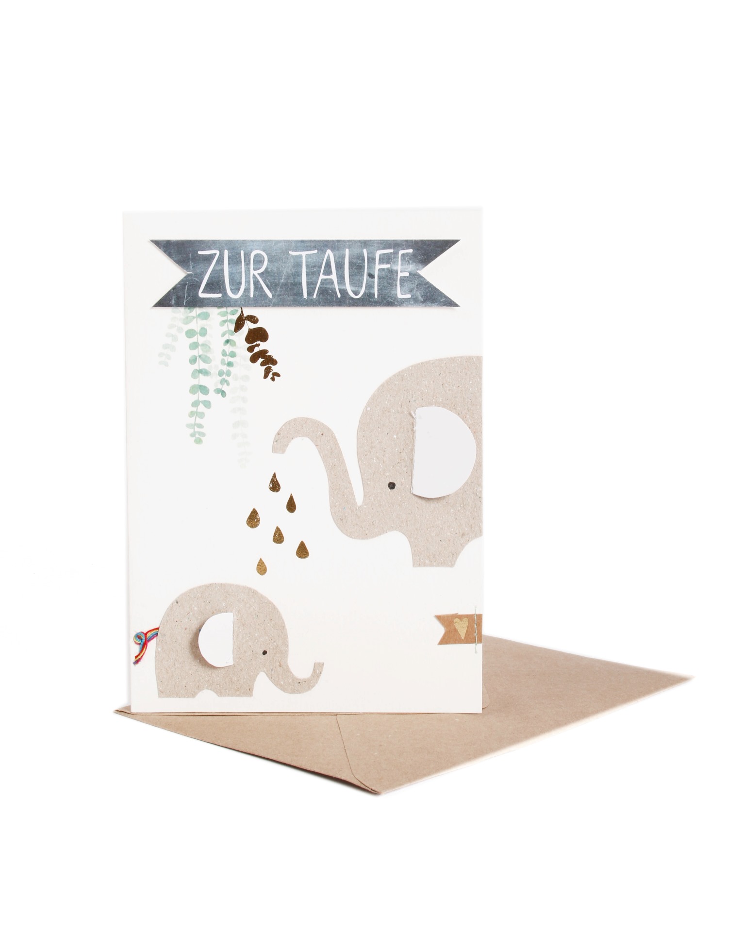 Taufkarte Elefant