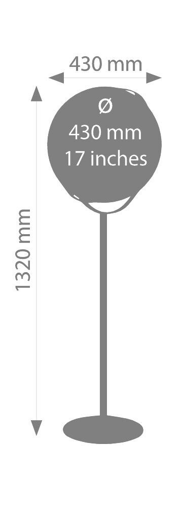 LED-Leuchtglobus 43,5 cm „Apollo Light Flex“ – Dimmbar, drehbar & mit Relief dunkelblau/bronze LED-Leuchtglobus 43,5 cm „Apollo Light Flex“ – Dimmbar, drehbar & mit Relief silber/gunmetal/bronze