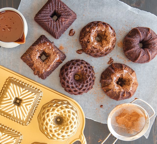 Backform Geo Bundtlette Mini-Kuchen 0,8 Liter