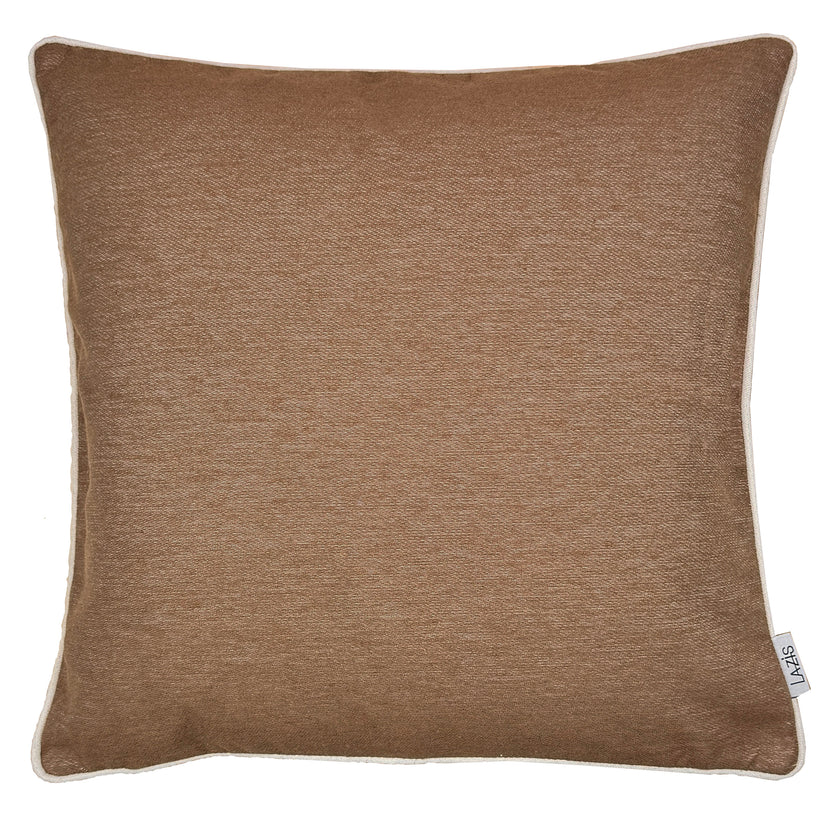 Kissenhülle Paspel Adalbert - Uni 50 x 50 braun Kissenhülle Paspel Adalbert - Uni 50 x 50 braun