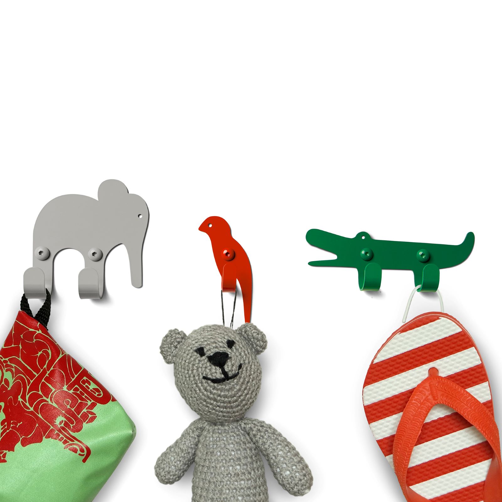 Wandhaken Zoo 3er Set Jungle Wandhaken Zoo 3er Set Jungle