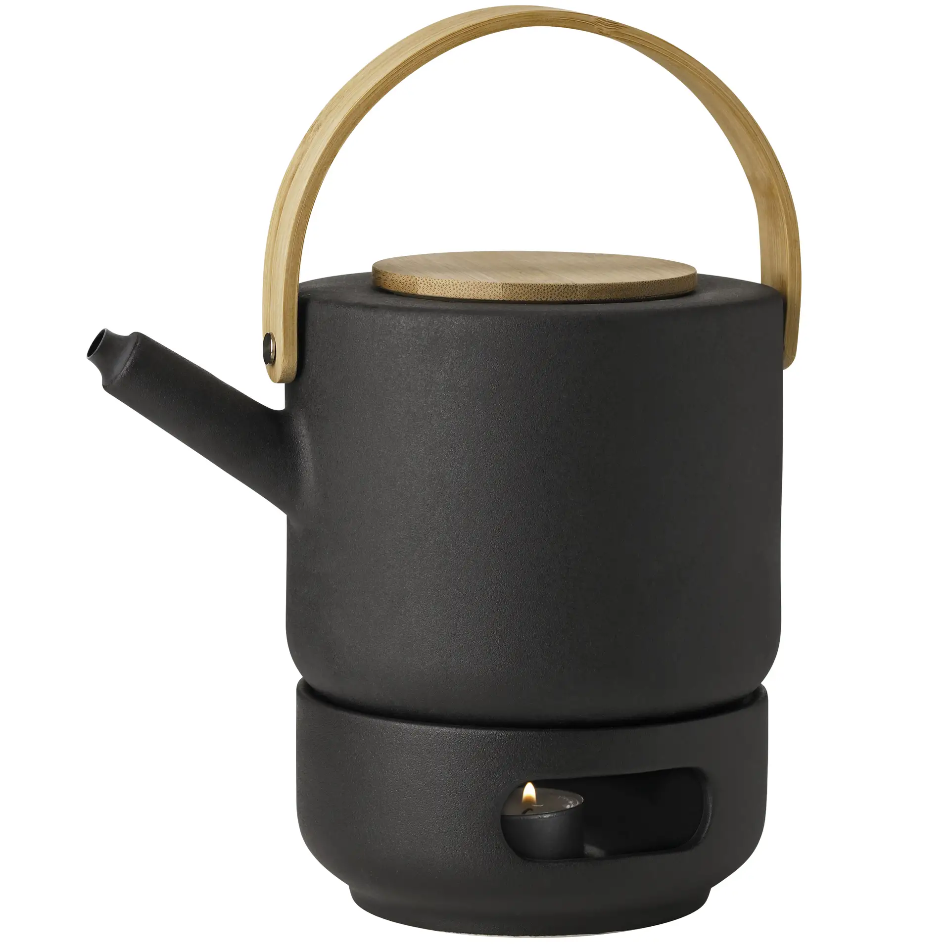 Theo Stövchen Ø 15 cm Schwarz