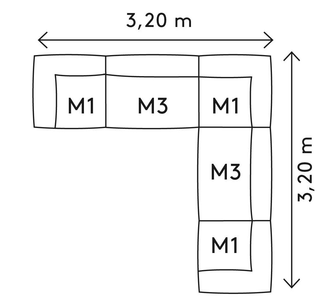 GROW Outdoor Lounge - Kombination F