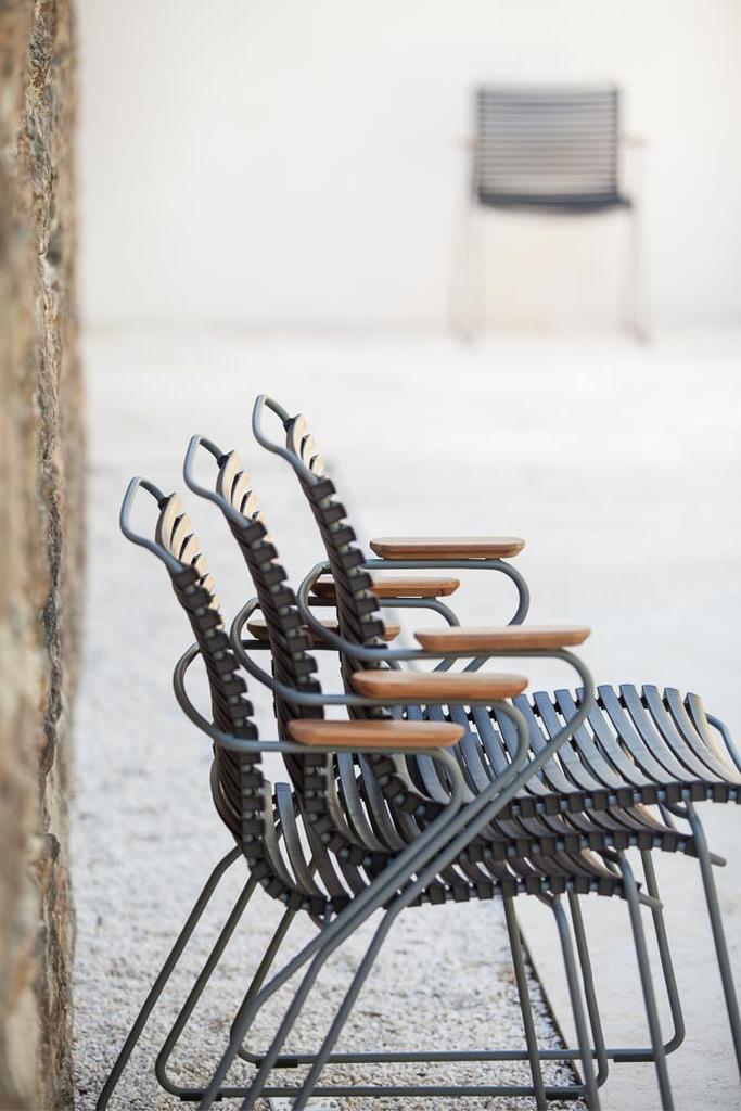 Click Gartenstuhl mit Armlehne Zitronengelb Click Gartenstuhl mit Armlehne Zitronengelb