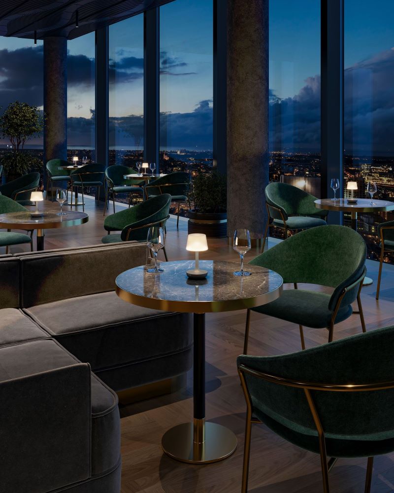 GINN - Moderne Akku-Tischleuchte