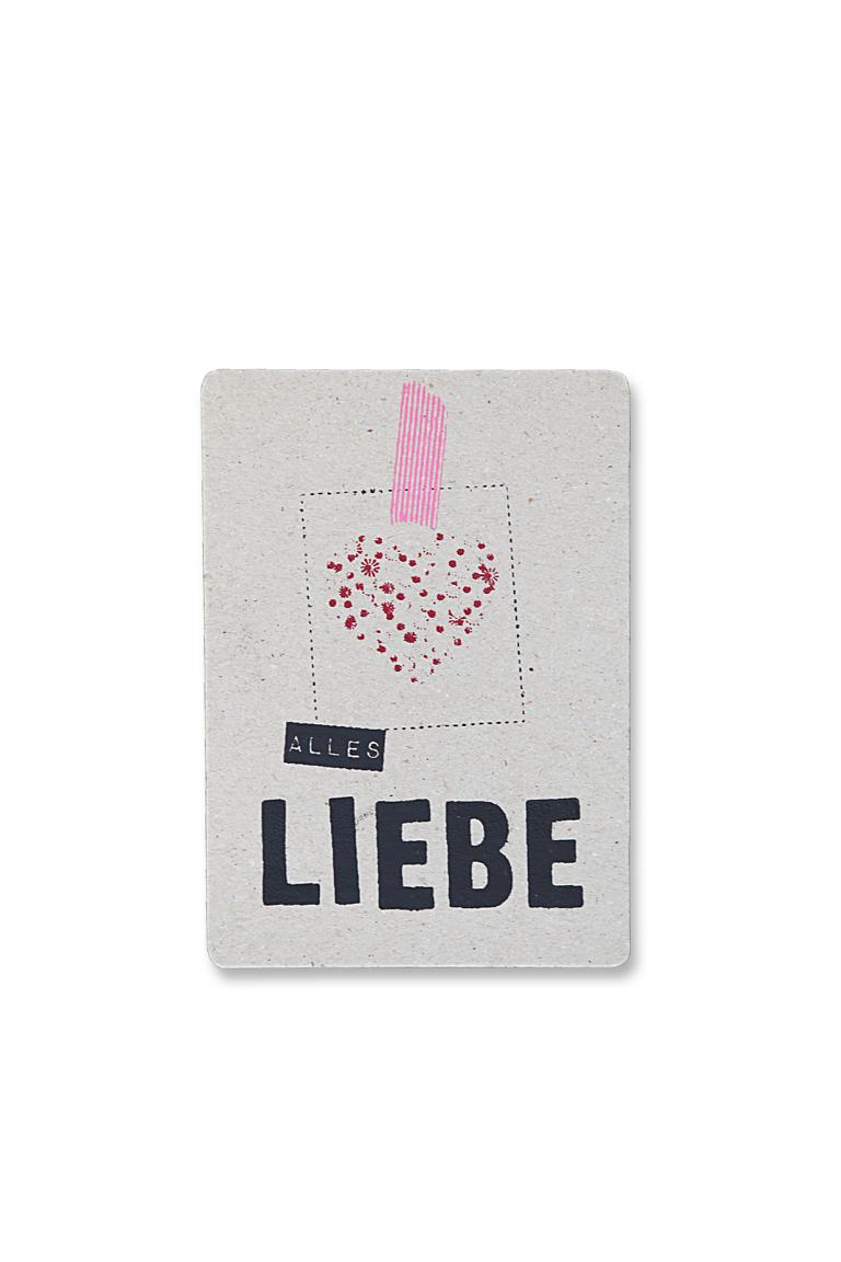 Postkarte. Liebe. Postkarte. Liebe.