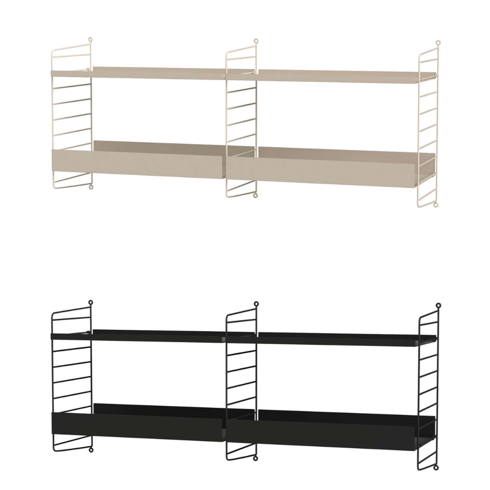 Design Wandregal Metallböden Design Wandregal Metallböden Schwarz