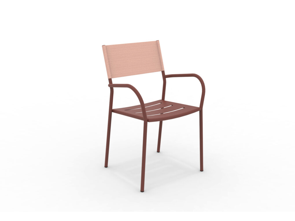 Vera Outdoorsessel stapelbar Terracotta, Ocre Vera Outdoorsessel stapelbar Terracotta, Ocre