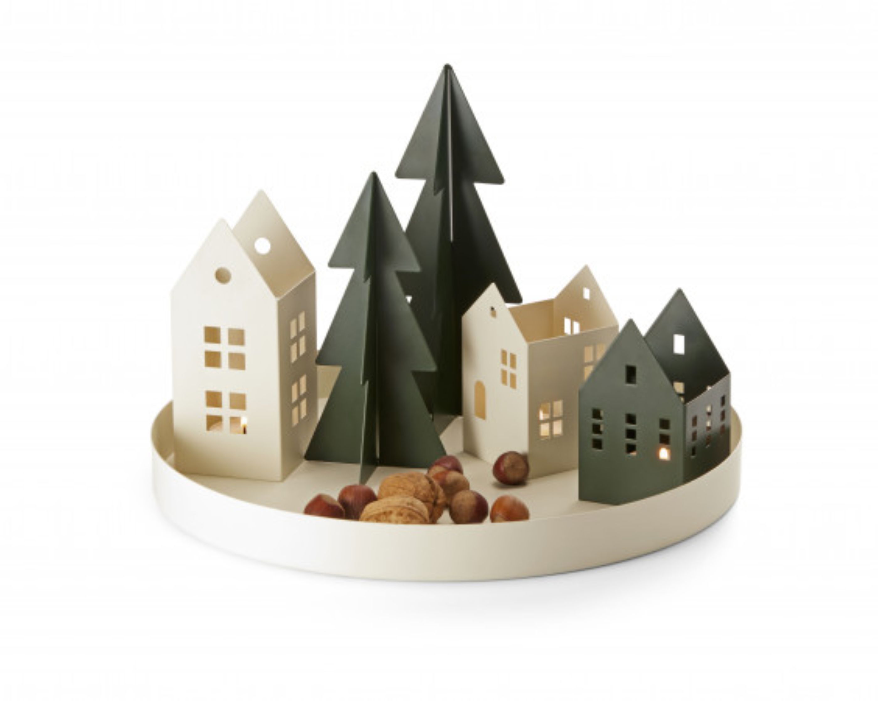 LE QUARTIER Weihnachtsdorf - Dekohäuser und Tannen