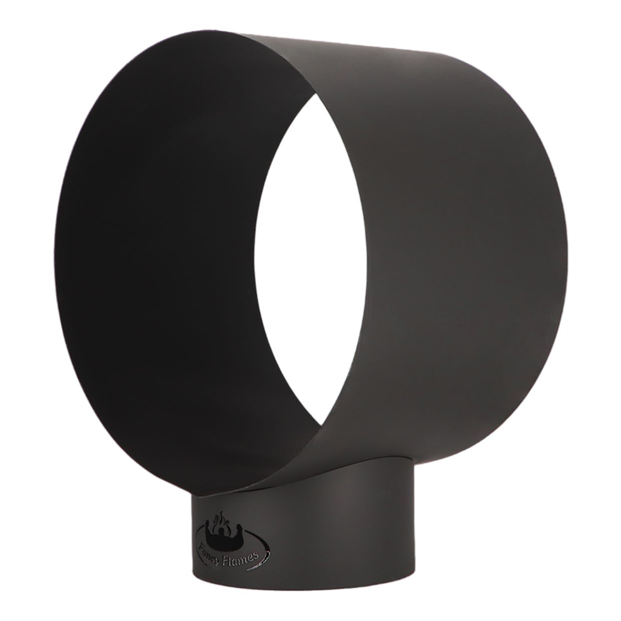 Holzlager Rund – Modernes Design aus Stahl, mit stabilem Fuß