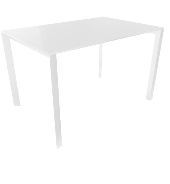 Profilo Konferenztisch 80x120 cm Compactop-Platte Weiß Profilo Konferenztisch 80x120 cm Compactop-Platte Weiß