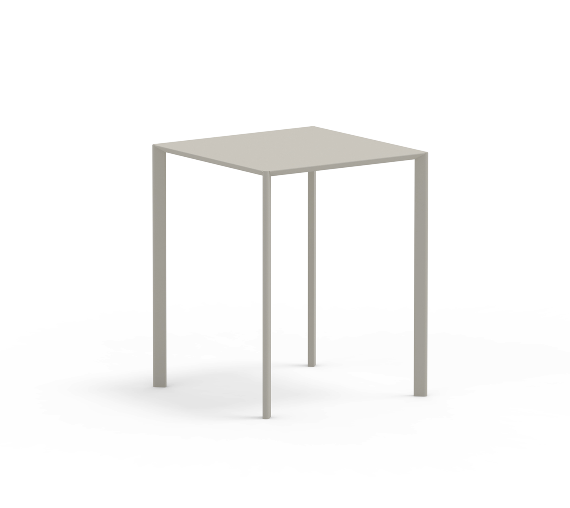 vermobil Robuster Gartentisch Fox 60x60 cm perlweiß BS