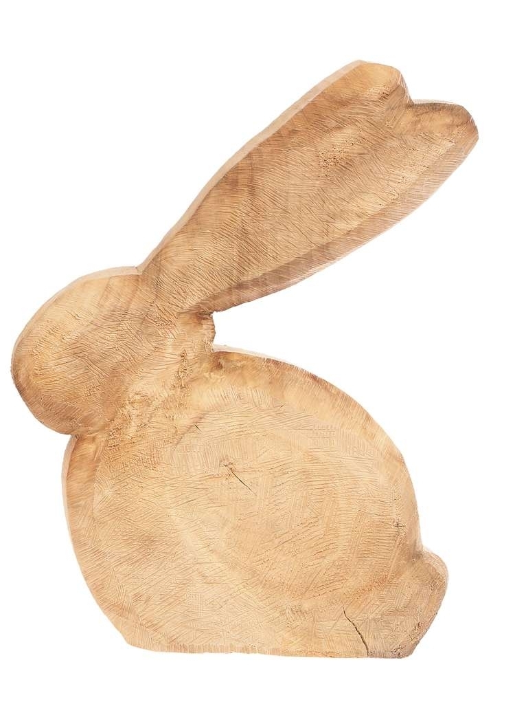 Holzhase 40 cm Pappel - Handarbeit - jedes Stück ein Unikat Holzhase 40 cm Pappel - Handarbeit - jedes Stück ein Unikat