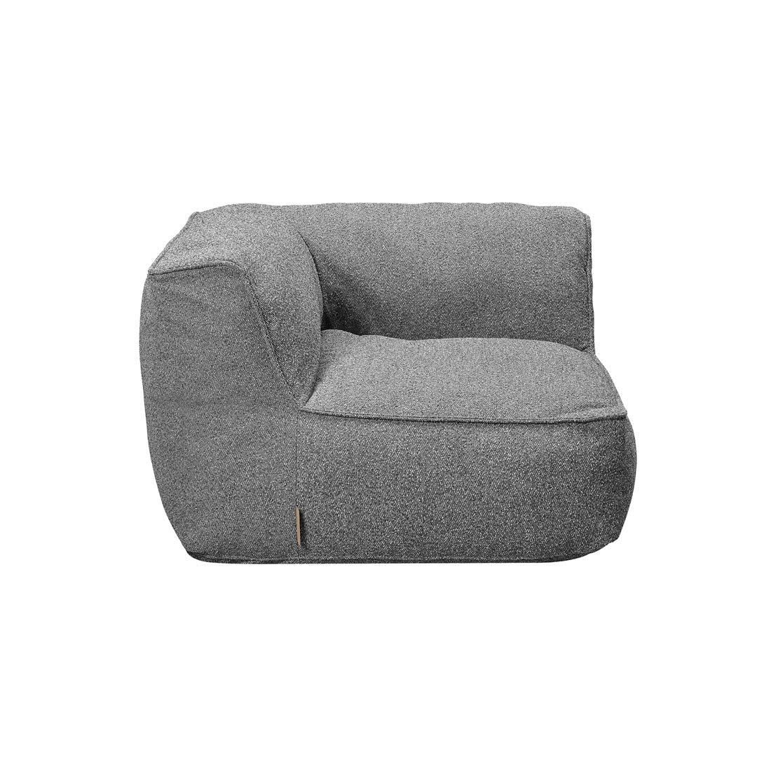 GROW Lounge Ecksitzer-Modul Stone Bouclé