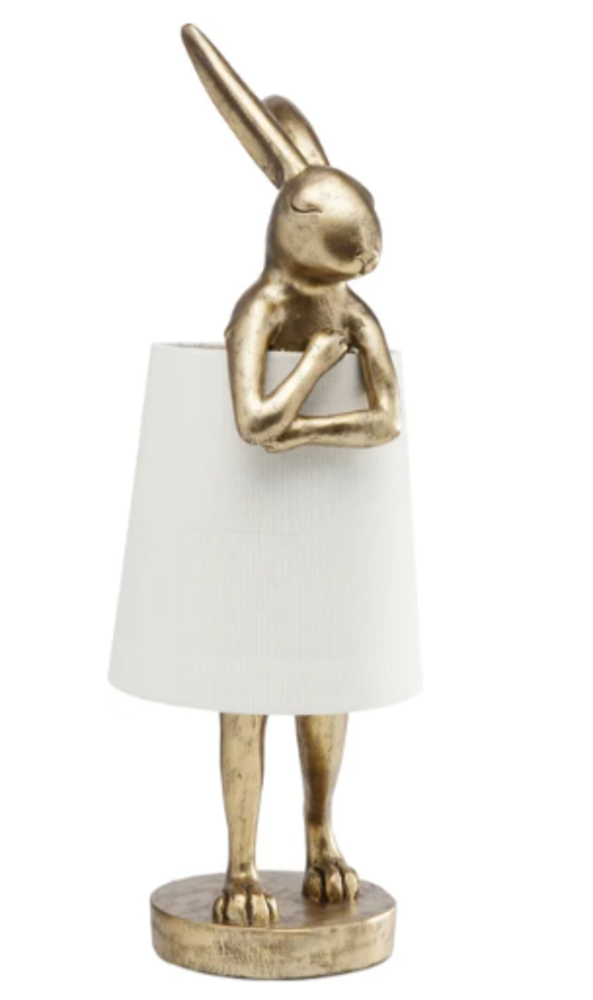 Tischleuchte Animal Rabbit gold/weiß 68 cm Tischleuchte Animal Rabbit gold/weiß 68 cm