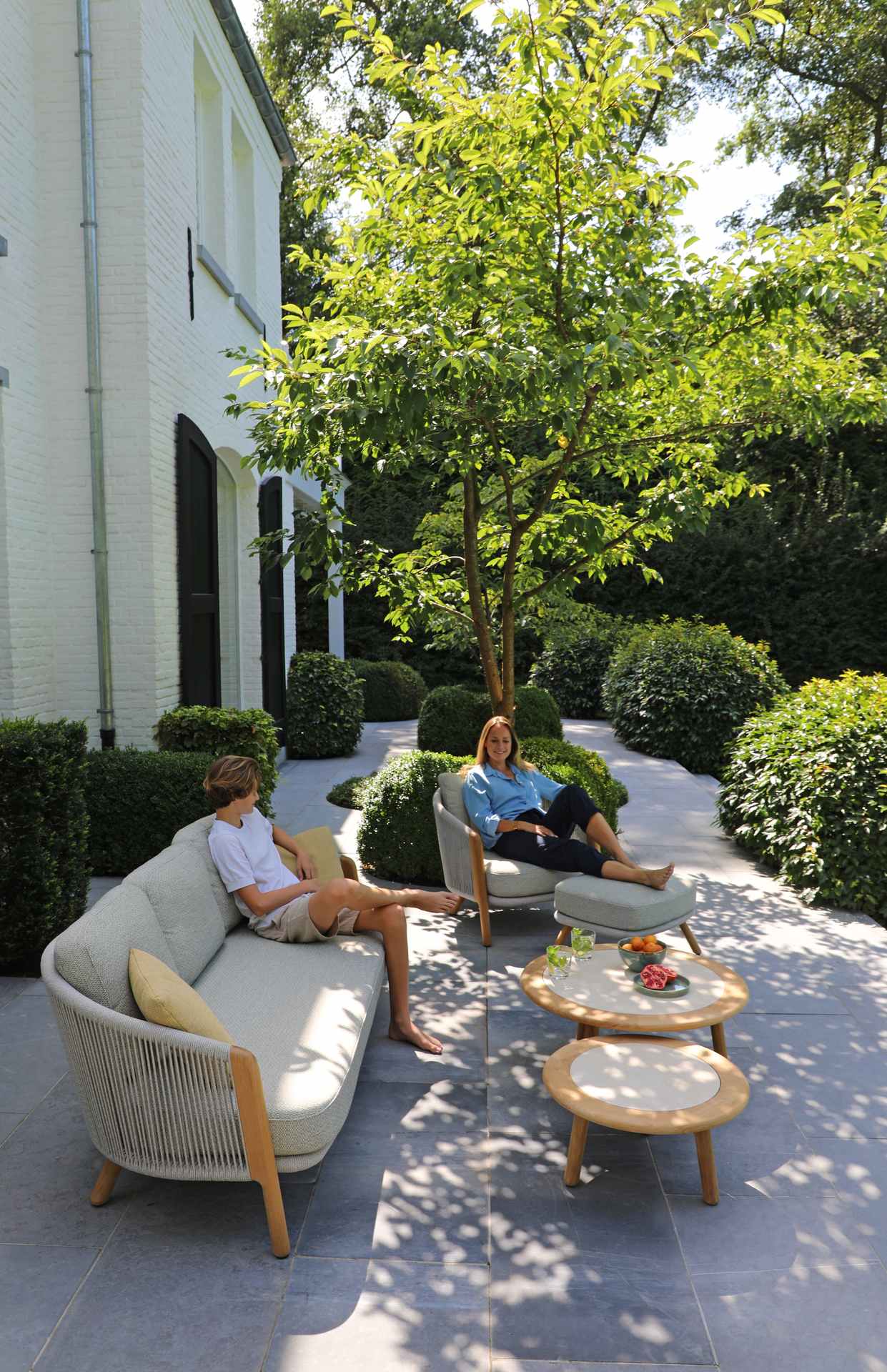 Haven 3-Sitzer Outdoor Lounge Sofa in Mokka