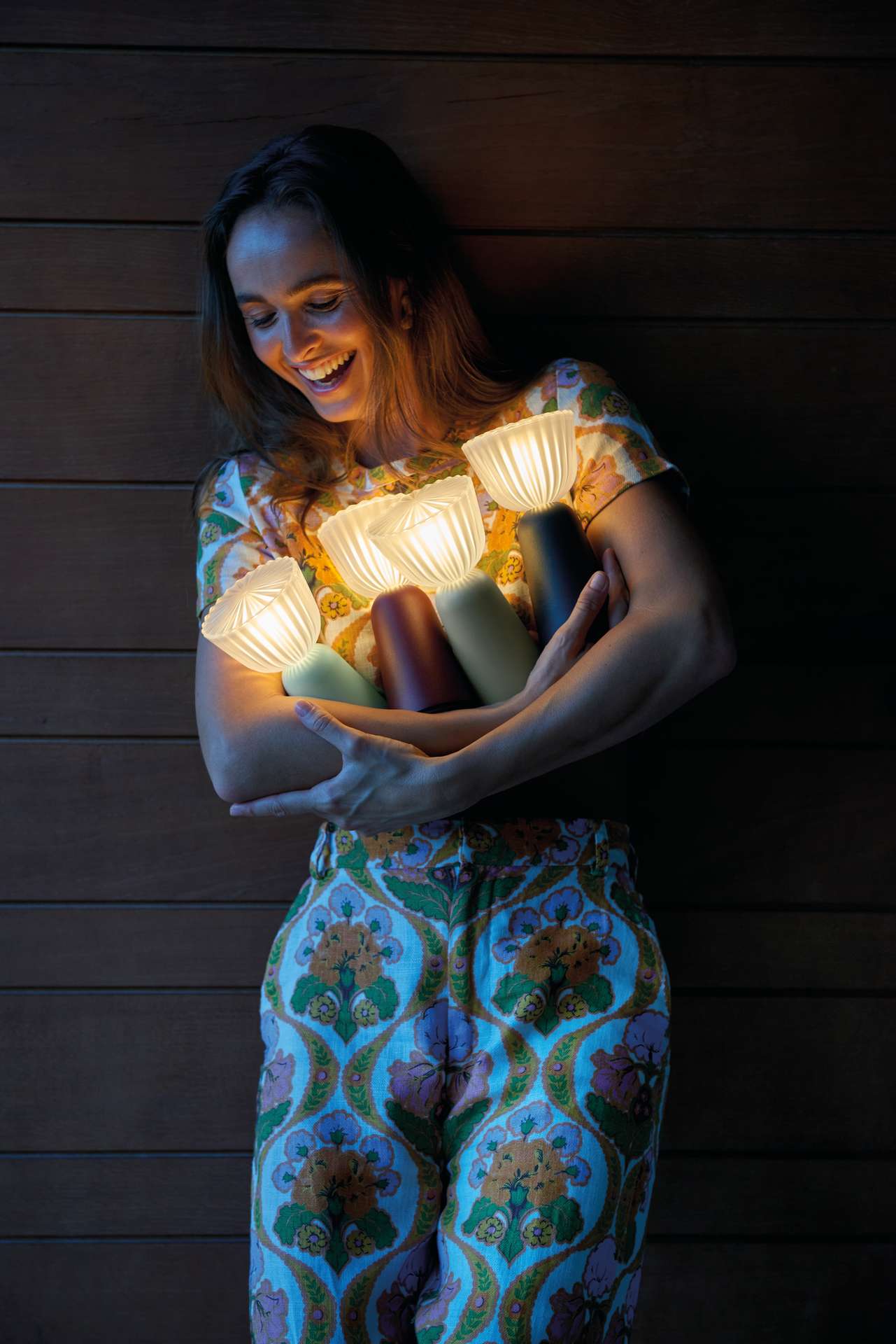 SWIING Outdoor Lampe kabellos Gletscherminze