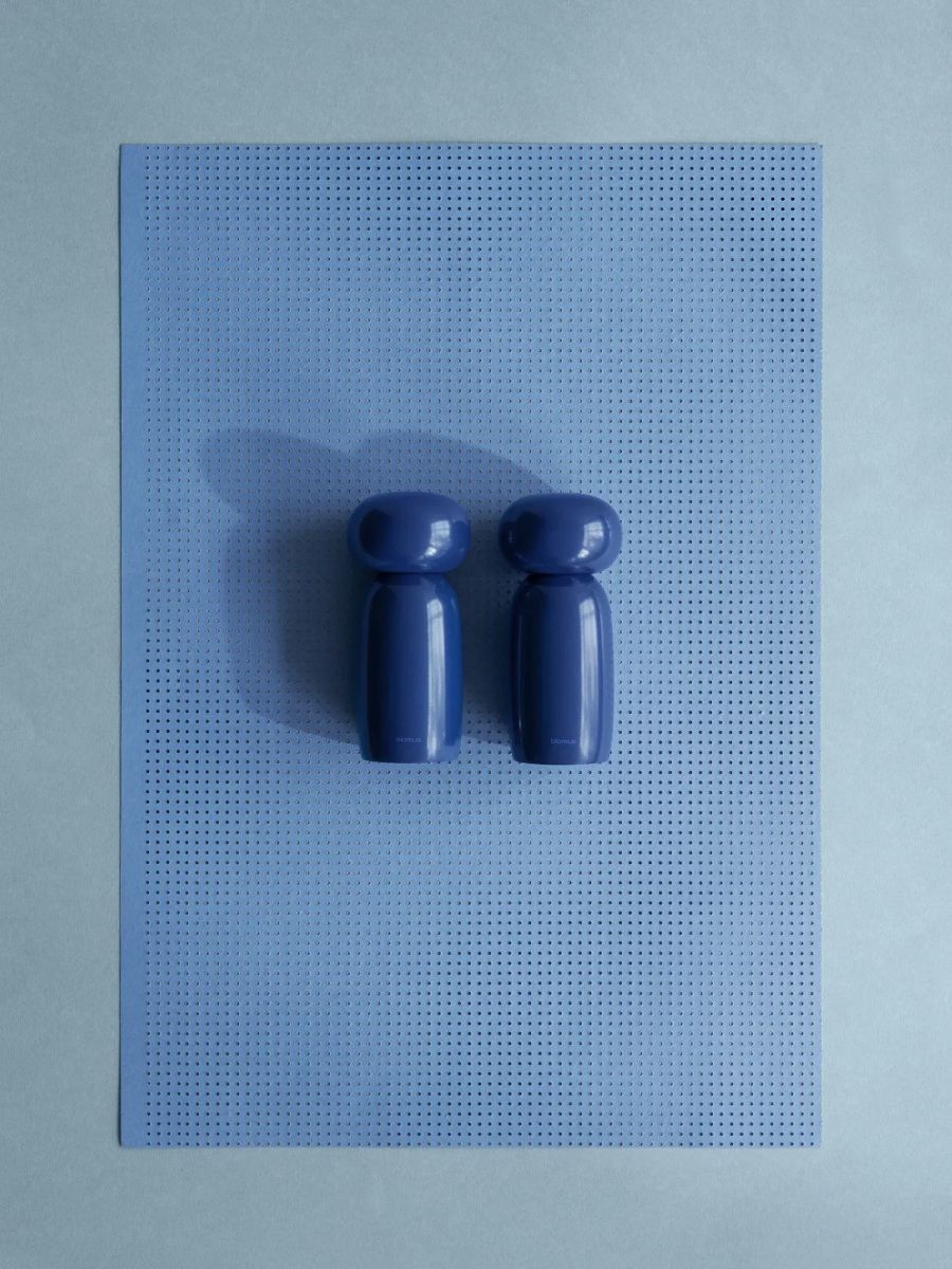 MOLI Salz- & Pfeffermühle 2er Set – aus Holz mit Keramikmahlwerk Moonbeam/ Nomad