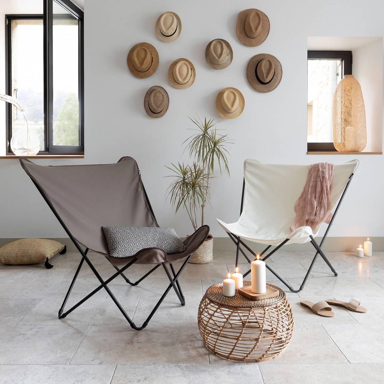 Pop Up XL Design Outdoor Sessel Ecru (Beige)