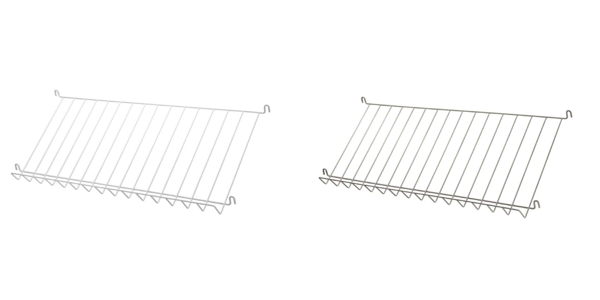 string-zeitschriftenablage-metall String System Zeitschriftenablage Metallgitter Dunkelbraun