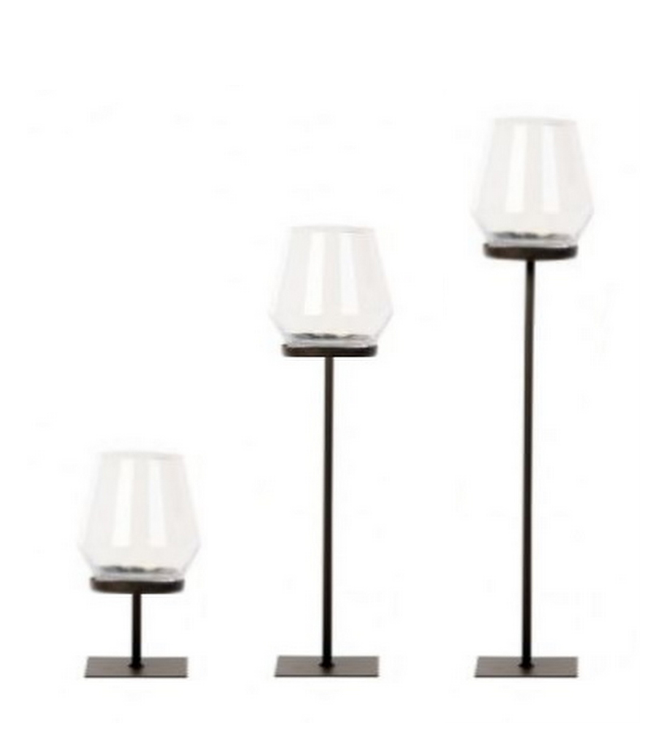 Eisen Windlicht Laurentius Höhe 115 cm Eisen Windlicht Laurentius Höhe 50 cm