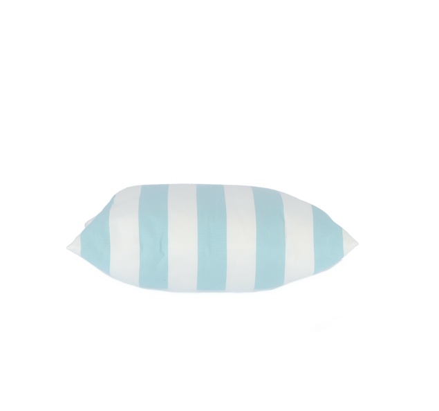 Kissen SOMNIA Streifen weiß/hellblau 48 x 48 cm Kissen SOMNIA Streifen weiß/hellblau 48 x 48 cm