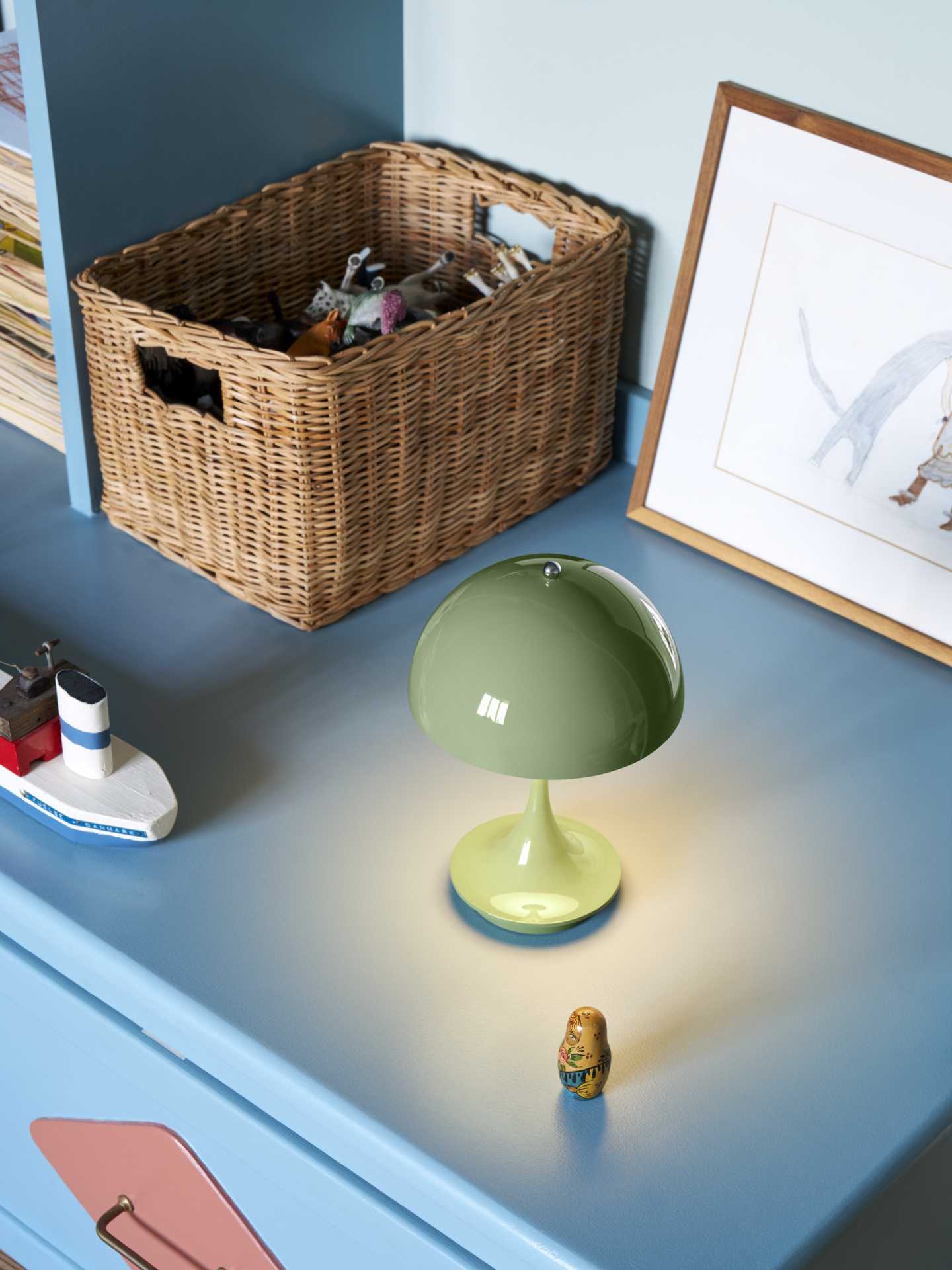 Panthella 160 tragbare Tischleuchte