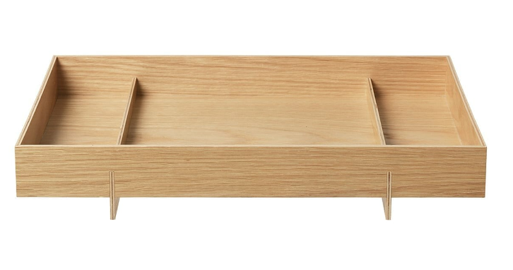 Abento - L Tablett H 8,5cm, L 50cm, B 30 cm