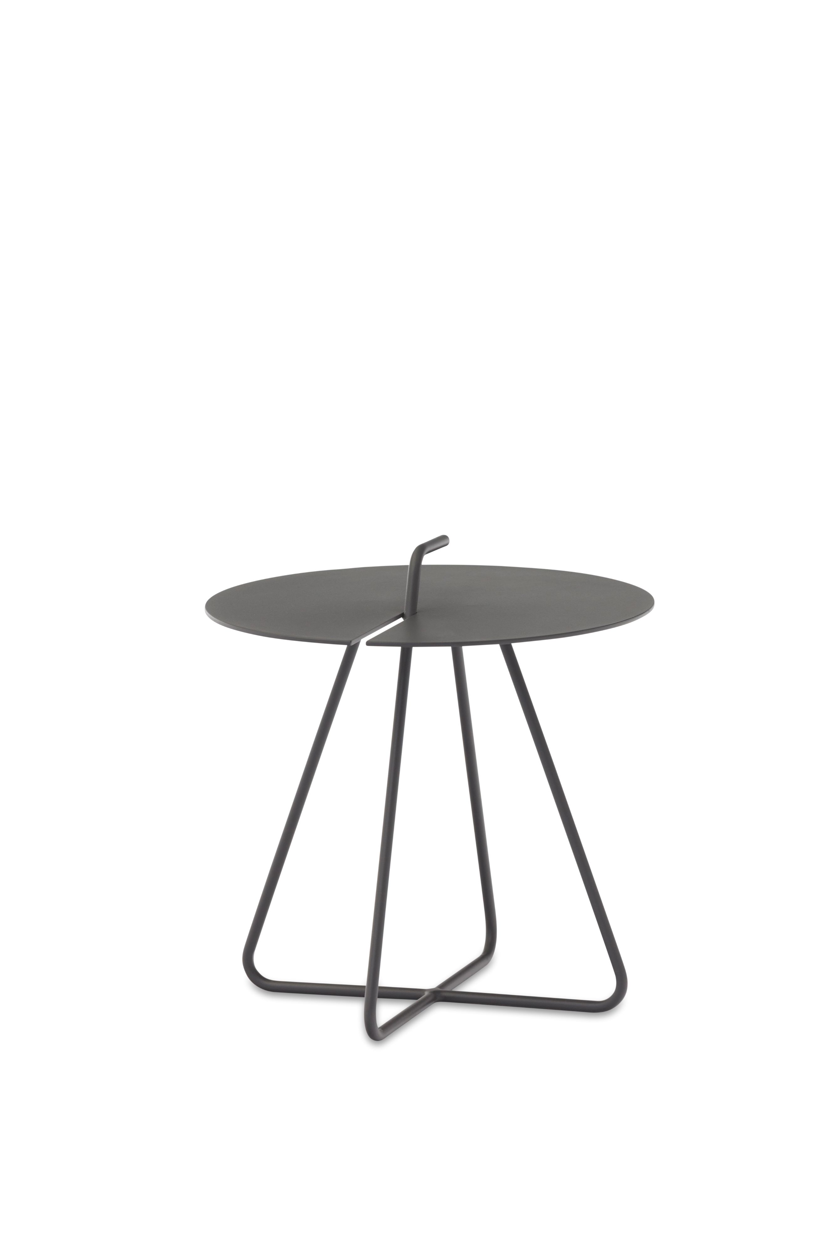 Hook moderener Beistelltisch Outdoor Kohle