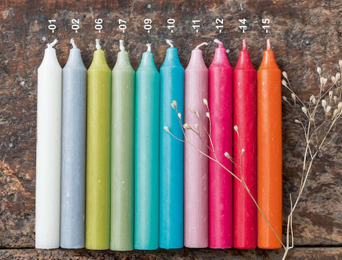 Stabkerze, Höhe 18 cm Stabkerze, Höhe 18 cm