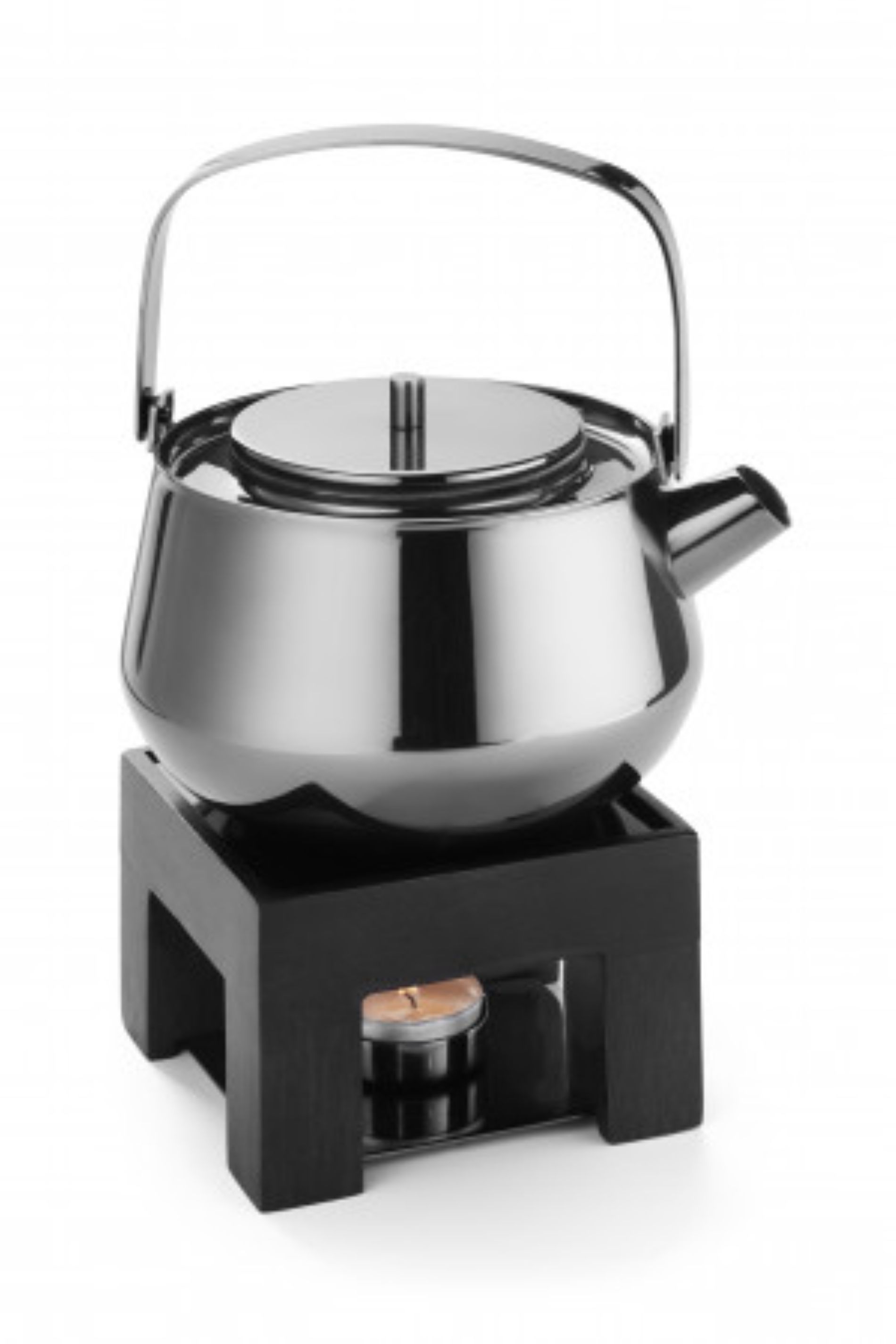 YOKO bauchige Teekanne mit Stövchen