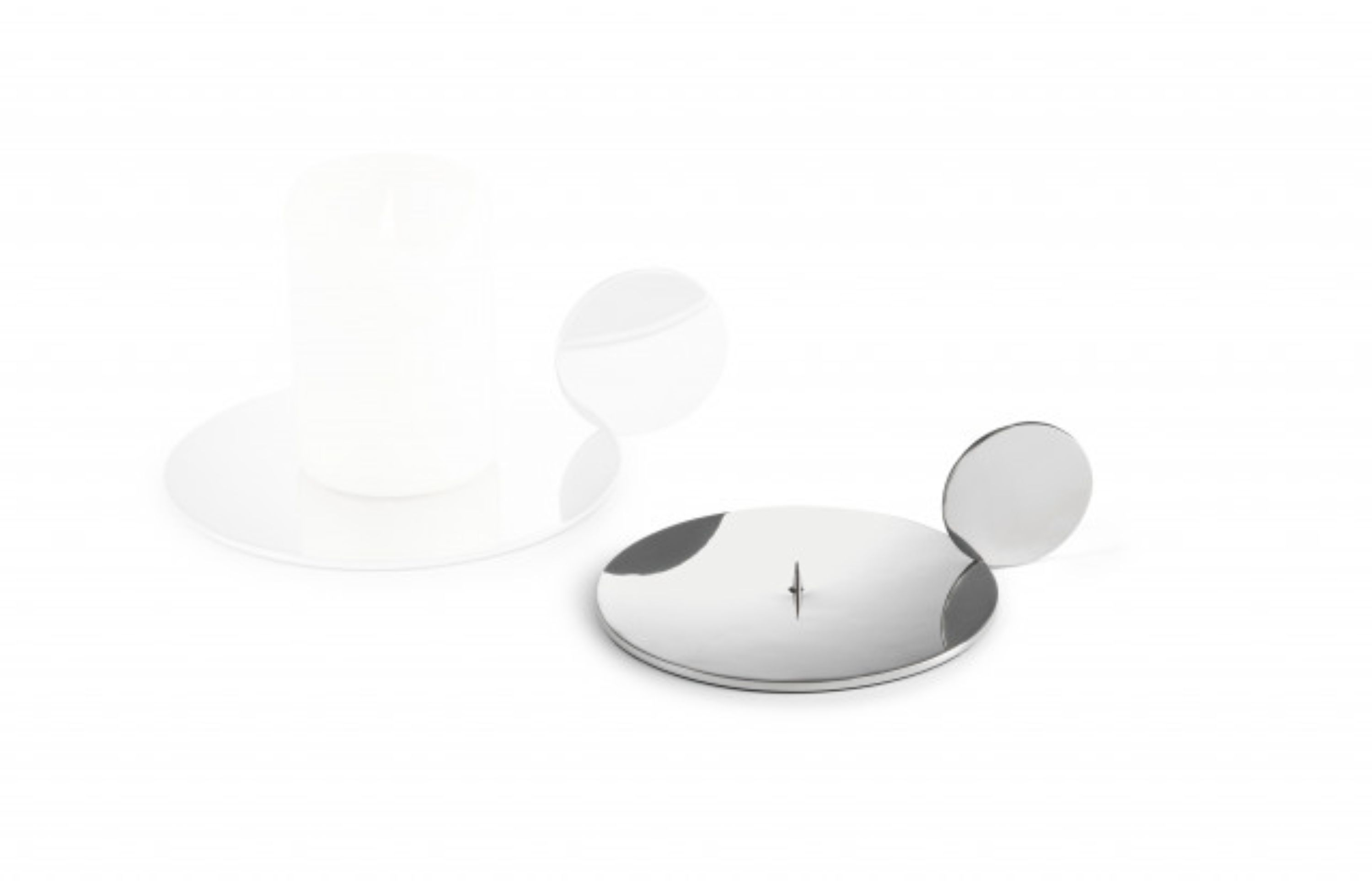 RADIUS Stumpenkerzenhalter hochglanzpoliert 13 cm RADIUS Stumpenkerzenhalter hochglanzpoliert 13 cm