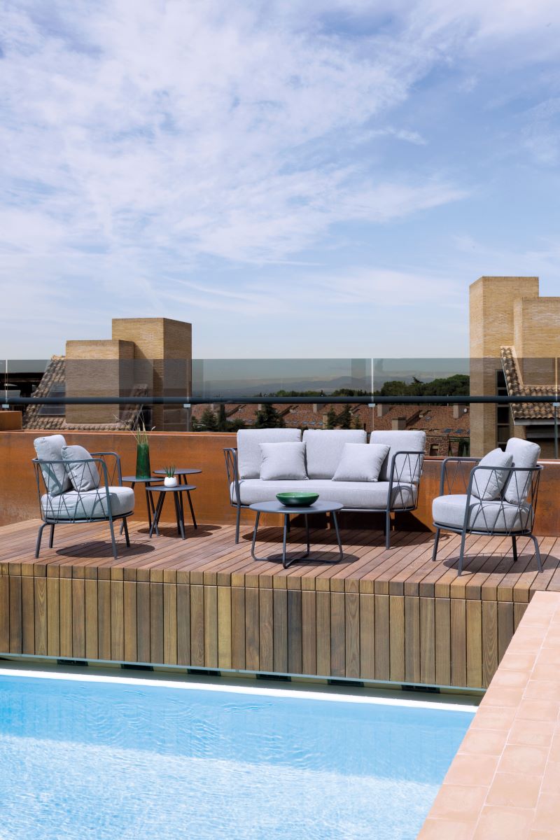 Daisy bequmes 2-Sitzer Loungesofa Outdoor